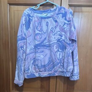 Cat & Jack Kids Matching Set - Purple and Pink Swirl